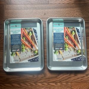 Two Nordic Ware Quarter Baking Sheets New With Tags